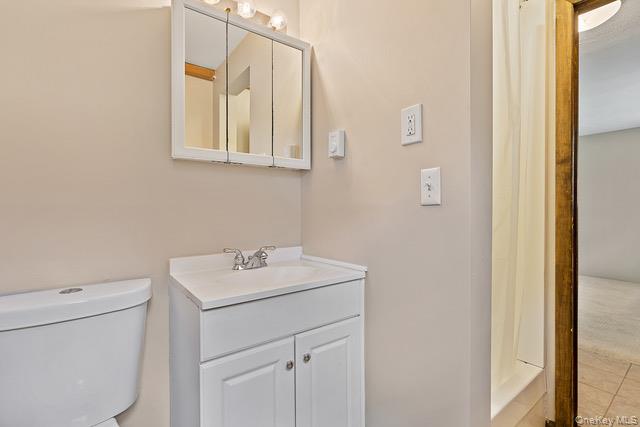 10 Brooker Drive Newburgh, NY 12550 - Photo 19 of 33 a bathroom with a sink a toilet and a mirror