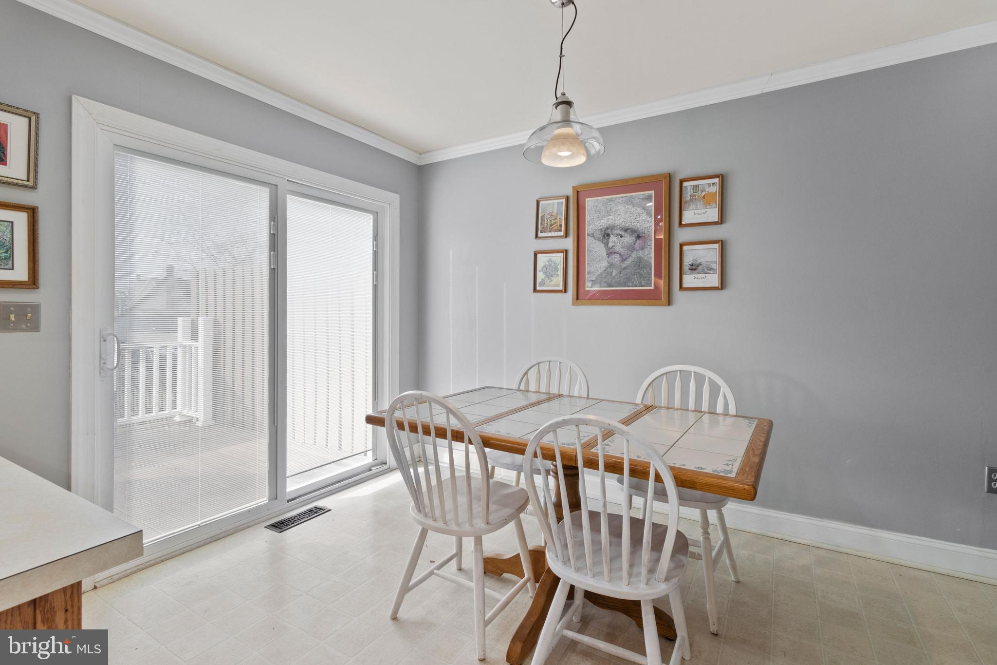 118 Middle Road Dublin, PA 18917 - Photo 5 of 18 kitchen dining area and sliding doors to deck