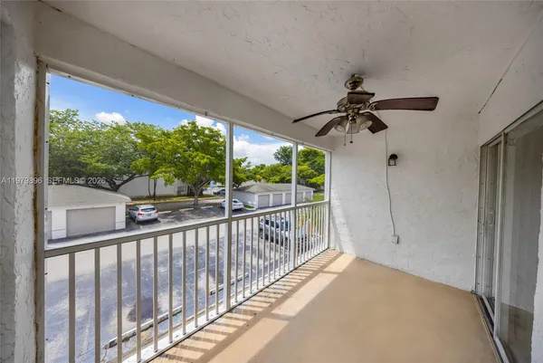 a view of a porch