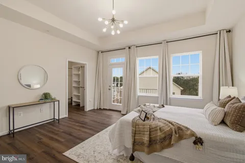 an empty room with wooden floor