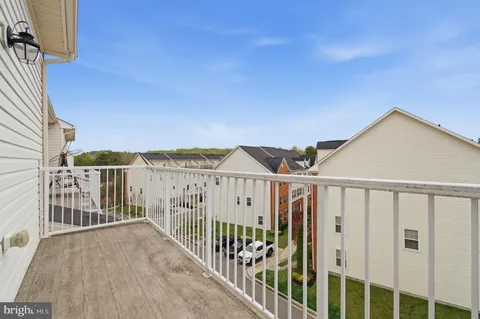 a view of a room with an empty space