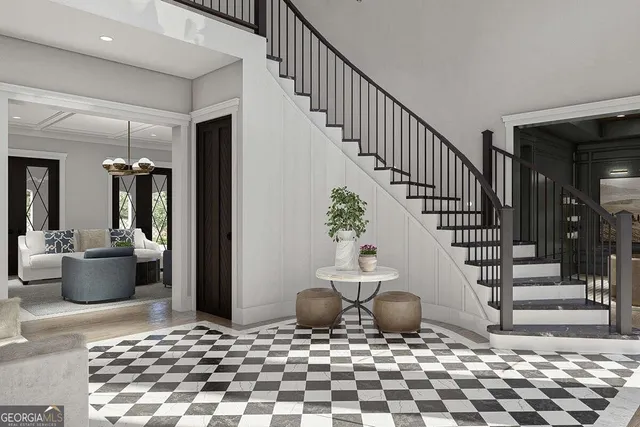 a view of entryway and hall