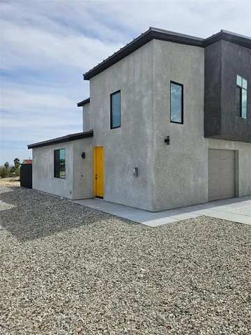 a backyard of a house