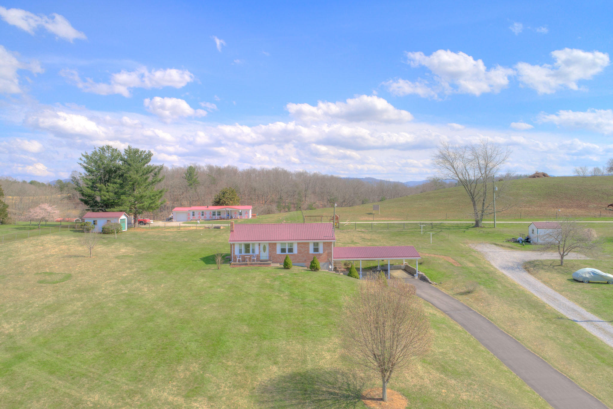 4964 Lizzie Gunn Road Pulaski, VA 24301 - Photo 23 of 31 a view of a swimming pool with an ocean view