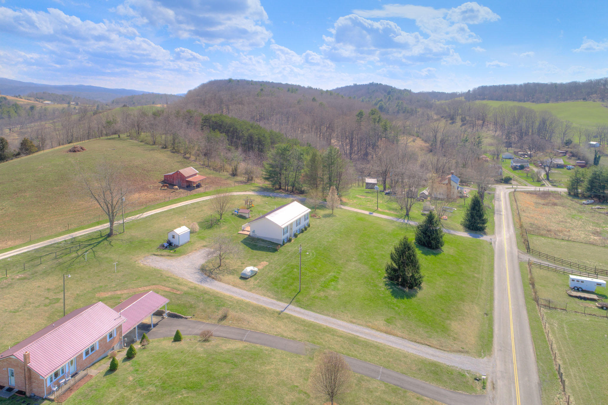 4964 Lizzie Gunn Road Pulaski, VA 24301 - Photo 27 of 31 a view of balcony with a yard