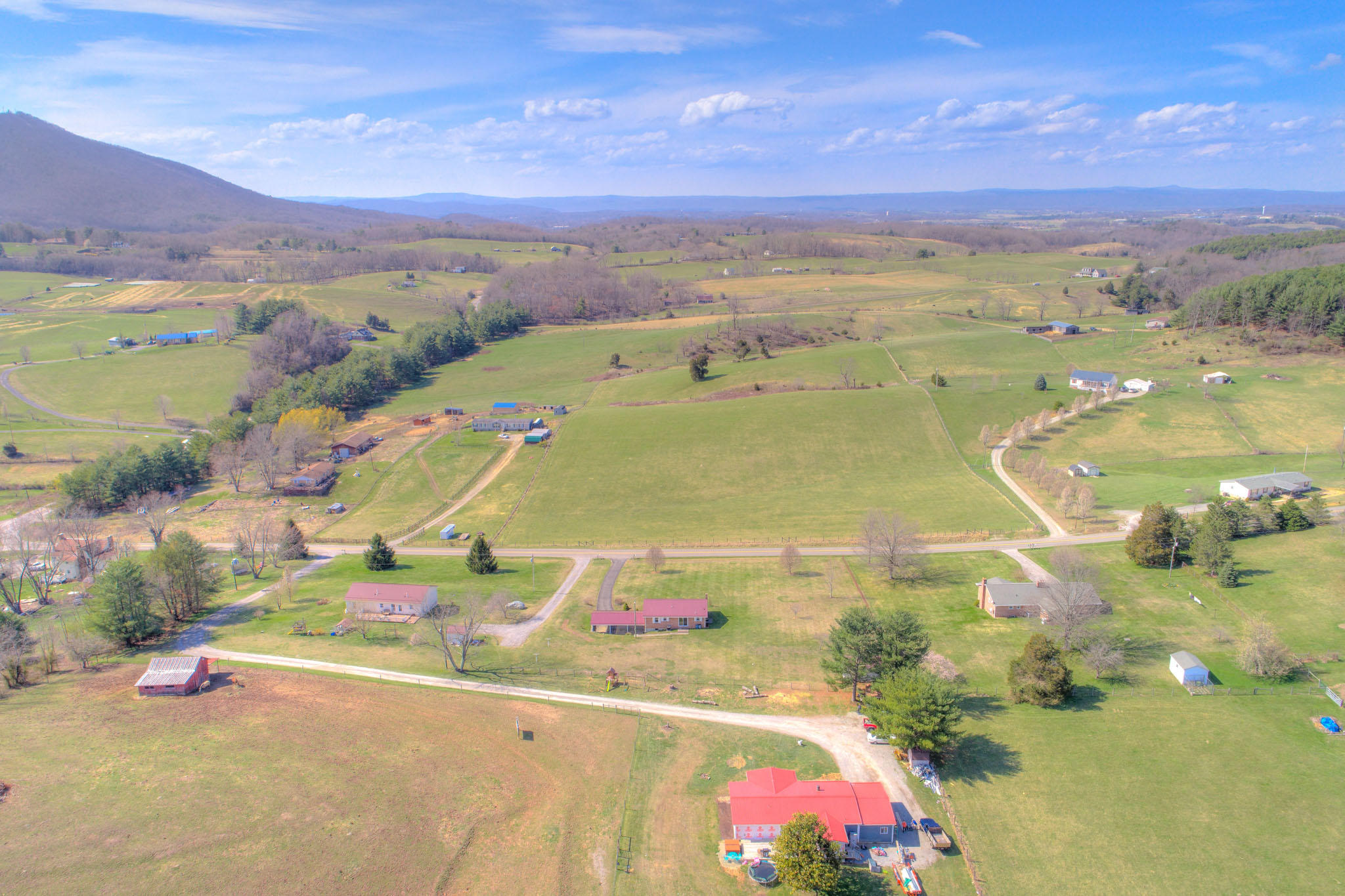 4964 Lizzie Gunn Road Pulaski, VA 24301 - Photo 28 of 31 an aerial view of residential houses with outdoor space