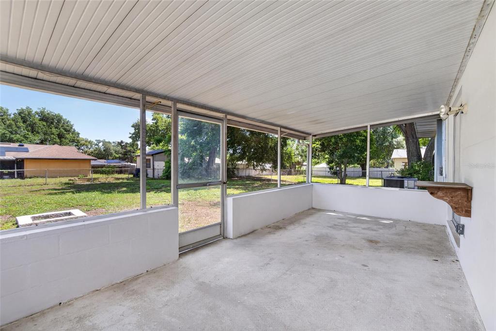 2340 Merrily Circle South Seffner, FL 33584 - Photo 37 of 52 a view of a patio with a swimming pool