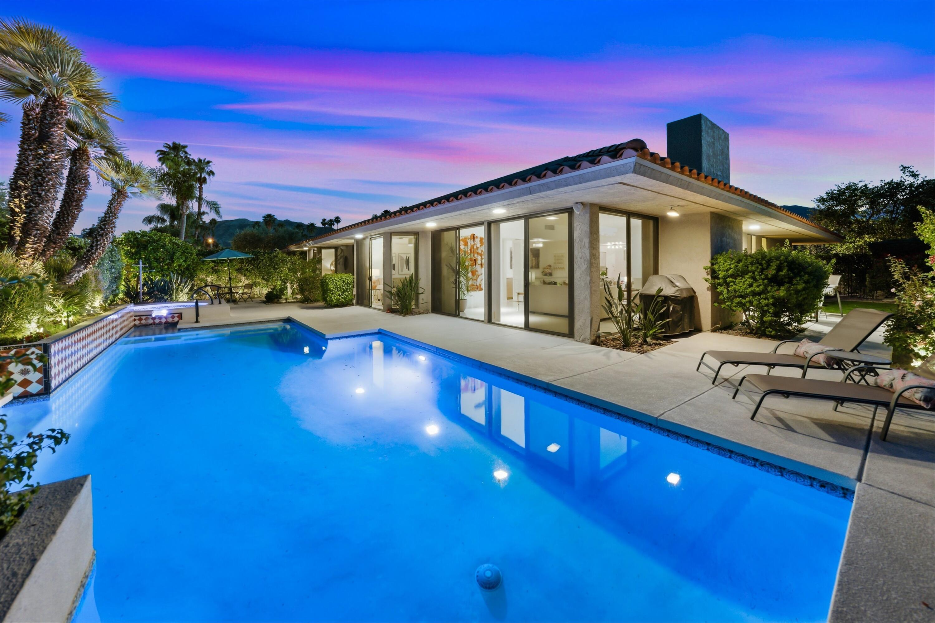 23 Mt Holyoke Drive Rancho Mirage, CA 92270 - Photo 3 of 50 a view of a house with a swimming pool