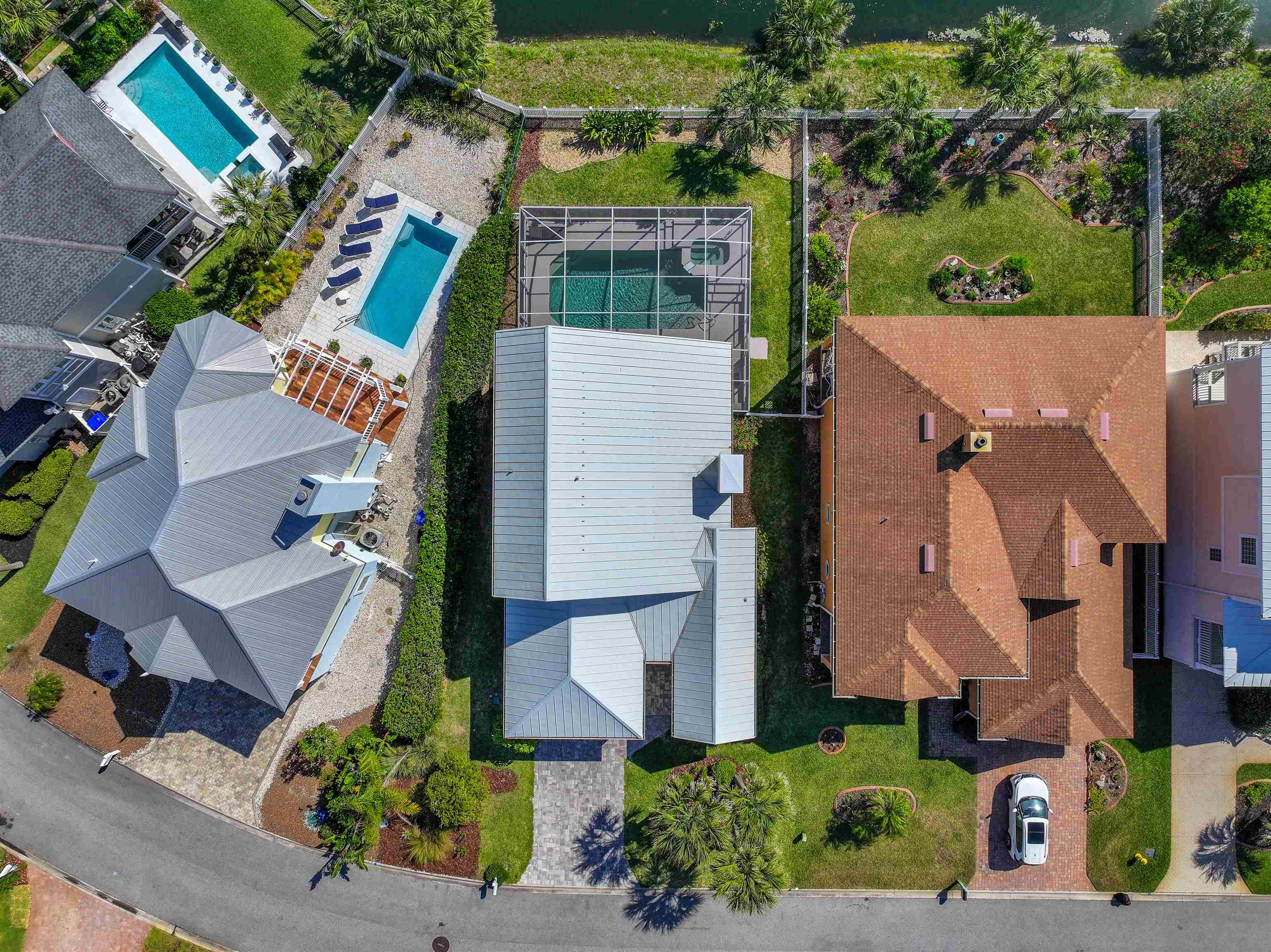 9224 July Lane St. Augustine, FL 32080 - Photo 75 of 88 an aerial view of a house
