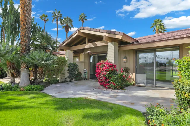 a view of outdoor space and garden
