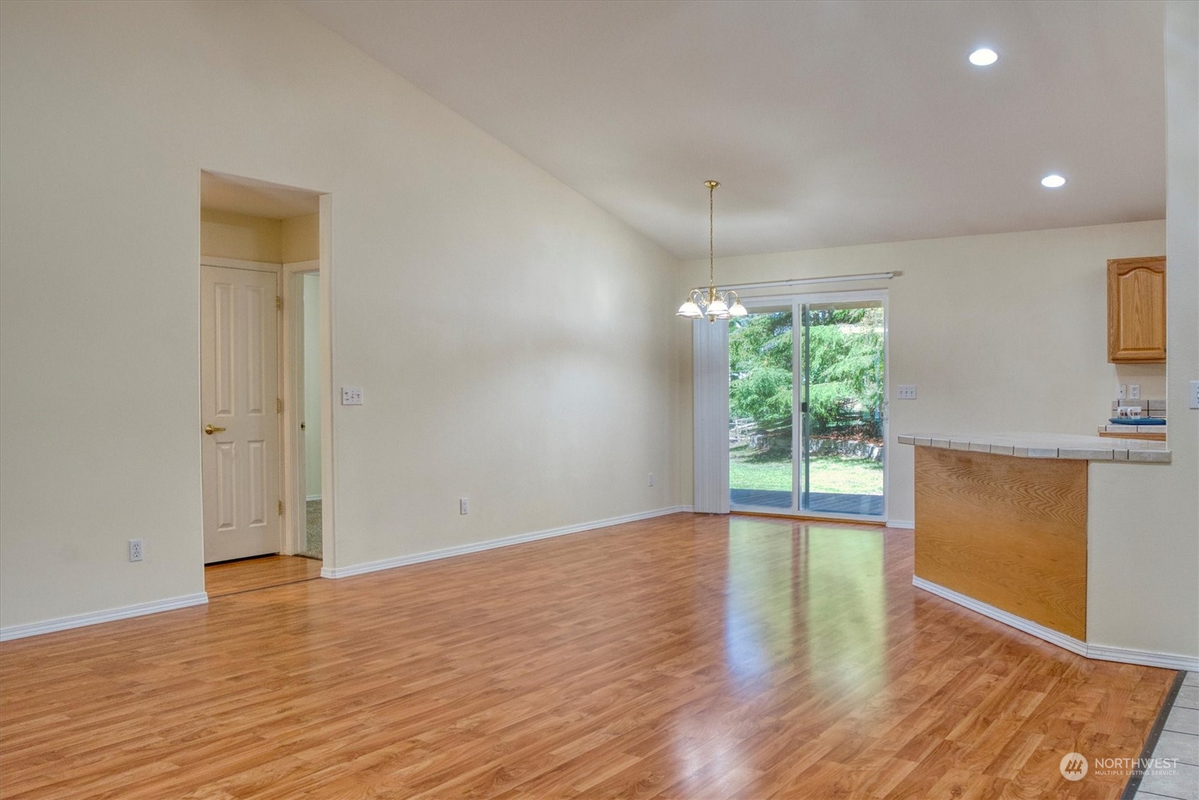 581 Ridge View Drive Sequim, WA 98382 - Photo 21 of 40 a view of empty room with wooden floor and fan