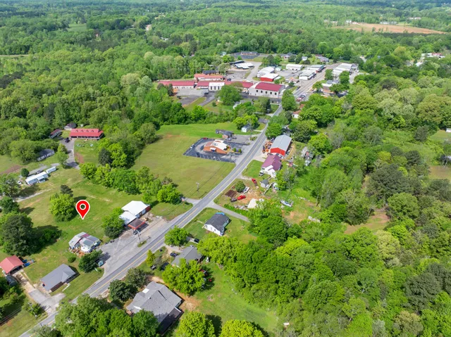 a view of a interior in a yard