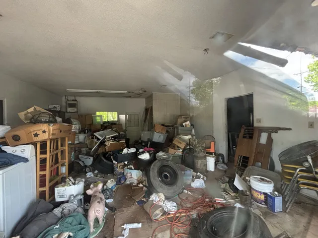 a room with gym equipment