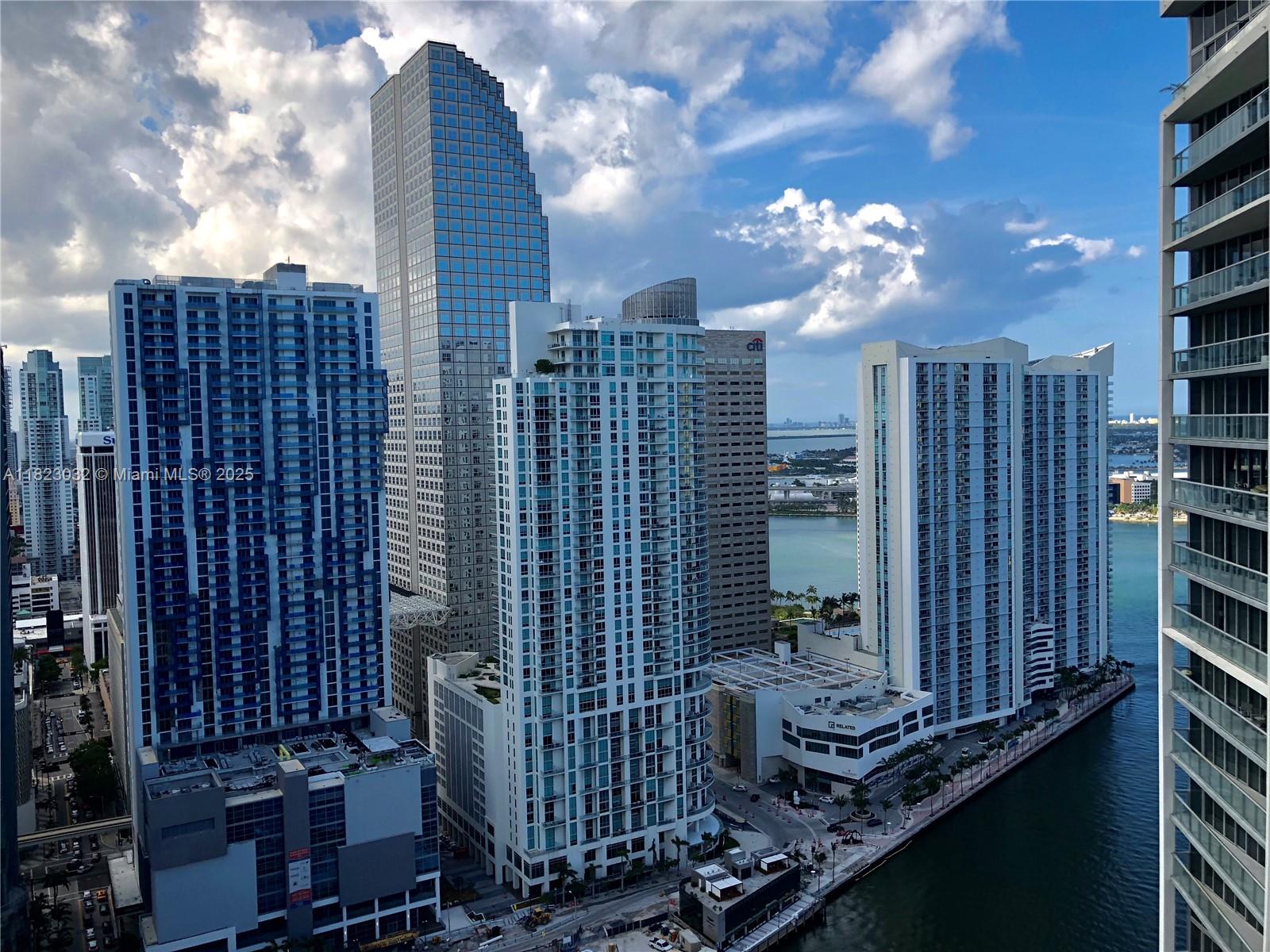 Brickell Miami, FL 33131 - Photo 15 of 15 a view of a balcony with a potted plant