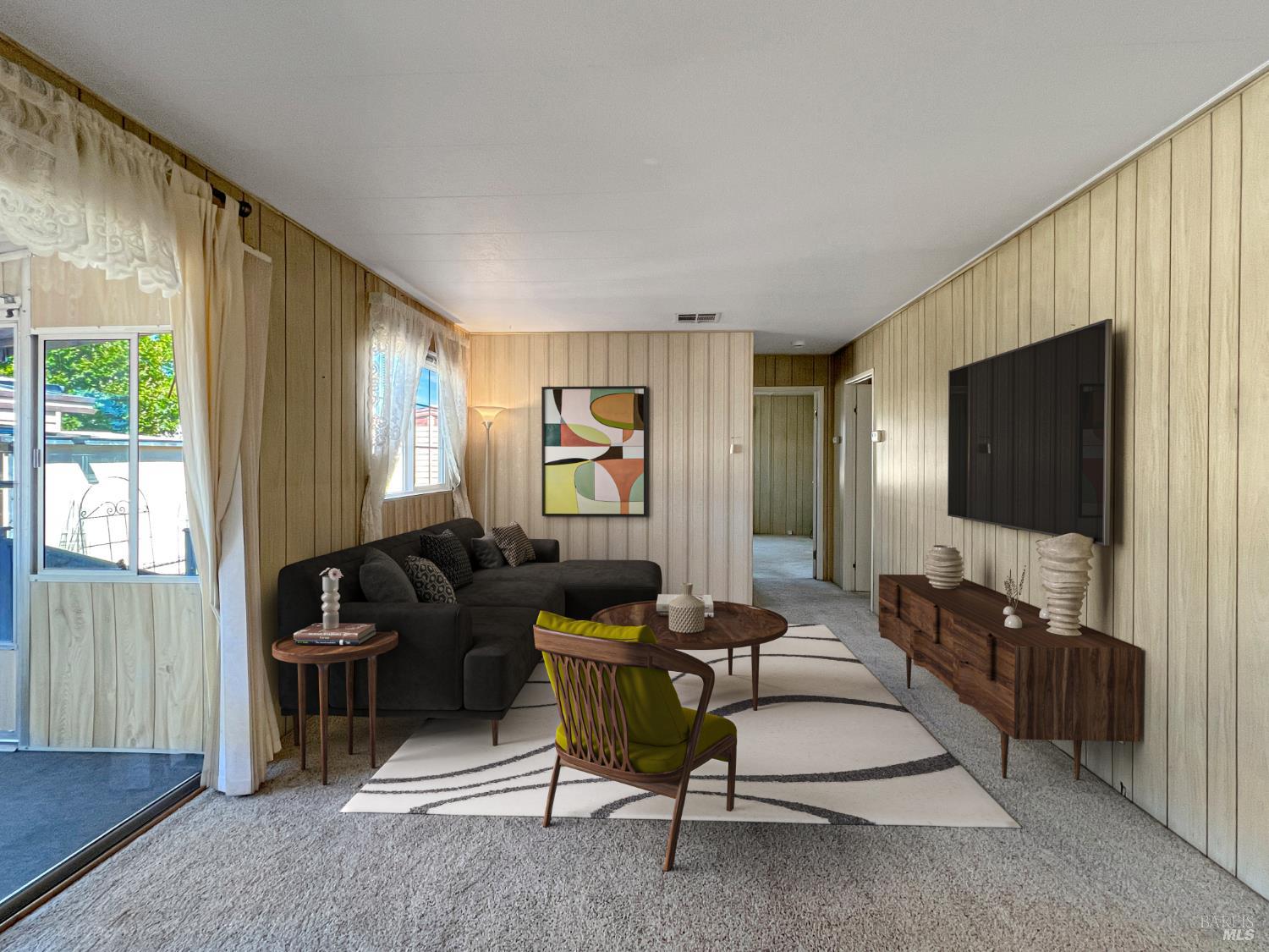 85 Estrella Drive Santa Rosa, CA 95403 - Photo 7 of 27 a living room with furniture and a flat screen tv