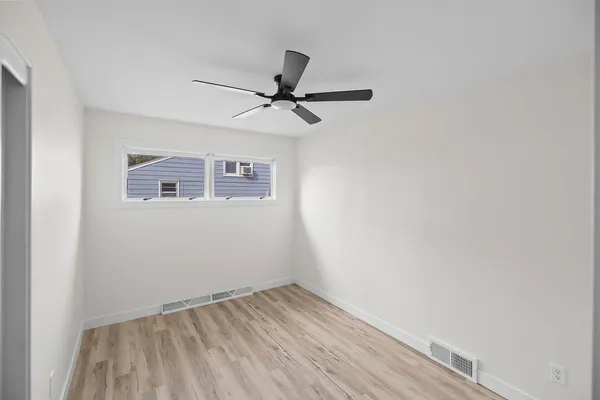 wooden floor in an empty room