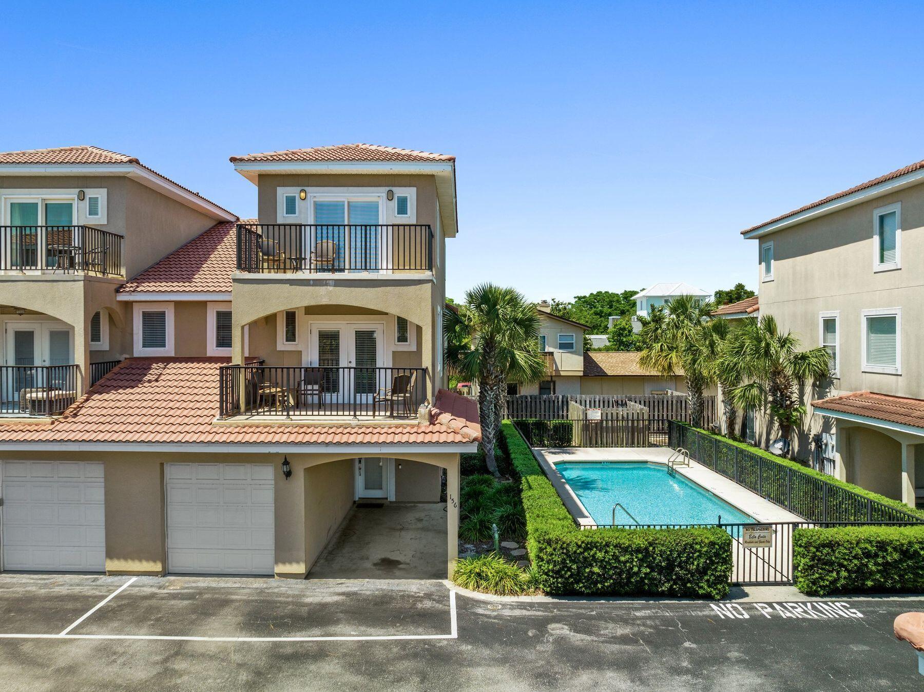 156 Southfields Road Panama City Beach, FL 32413 - Photo 32 of 35 a front view of a house with a yard
