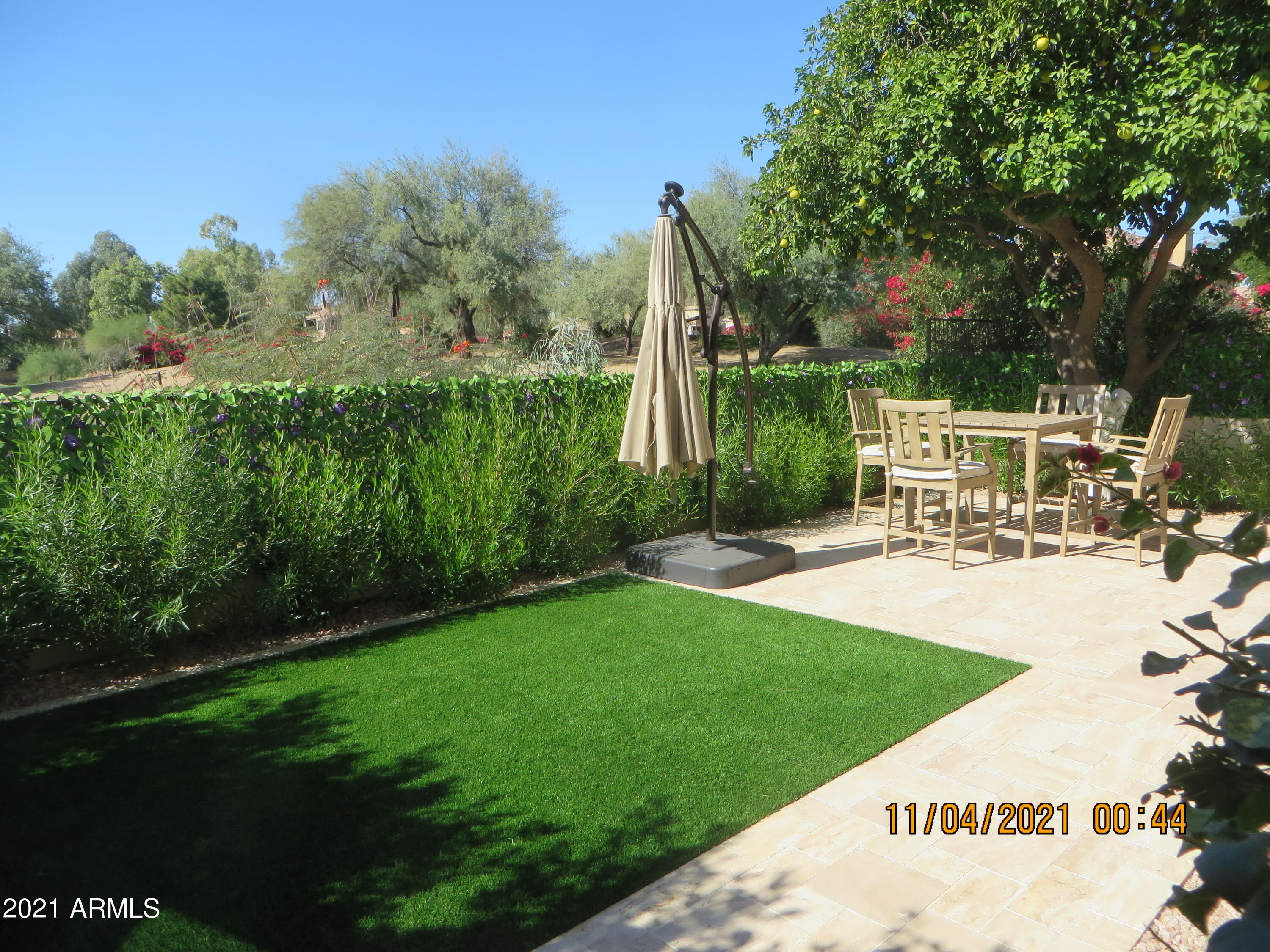 7525 East Gainey Ranch Road, Unit 182 Scottsdale, AZ 85258 - Photo 11 of 13 New patio space & Turf