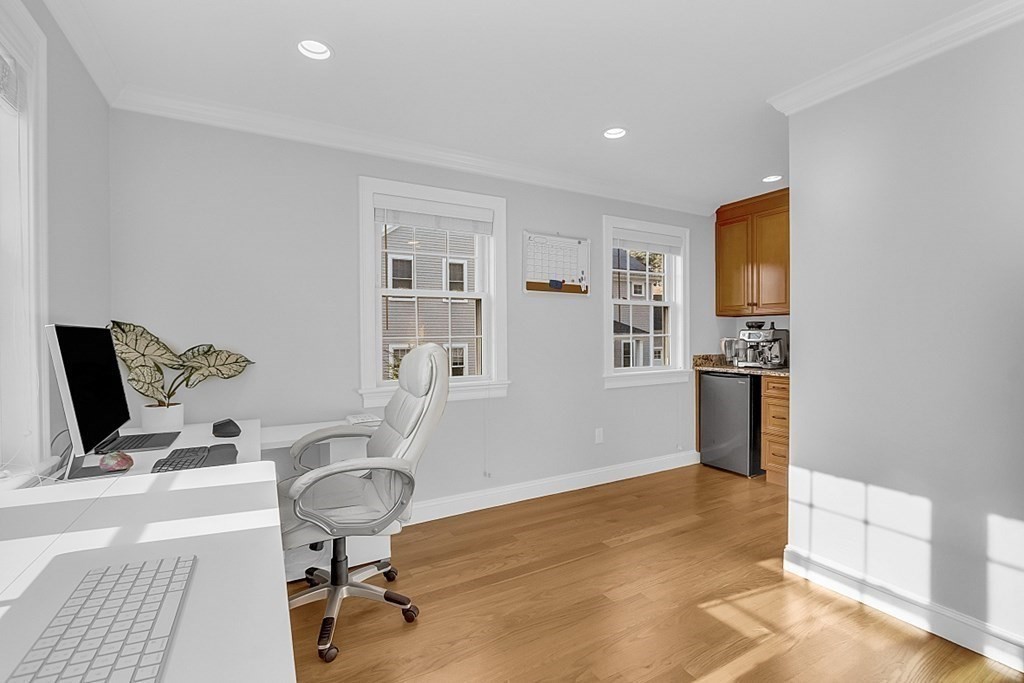 35 Pinewood Road Wellesley, MA 02482 - Photo 19 of 39 a view of a workspace with furniture and lounge chair