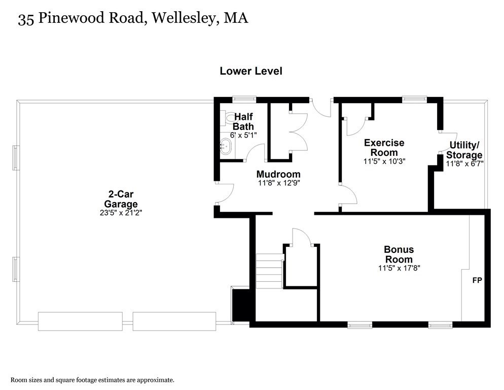 35 Pinewood Road Wellesley, MA 02482 - Photo 37 of 39 a picture of a wall with a white wall