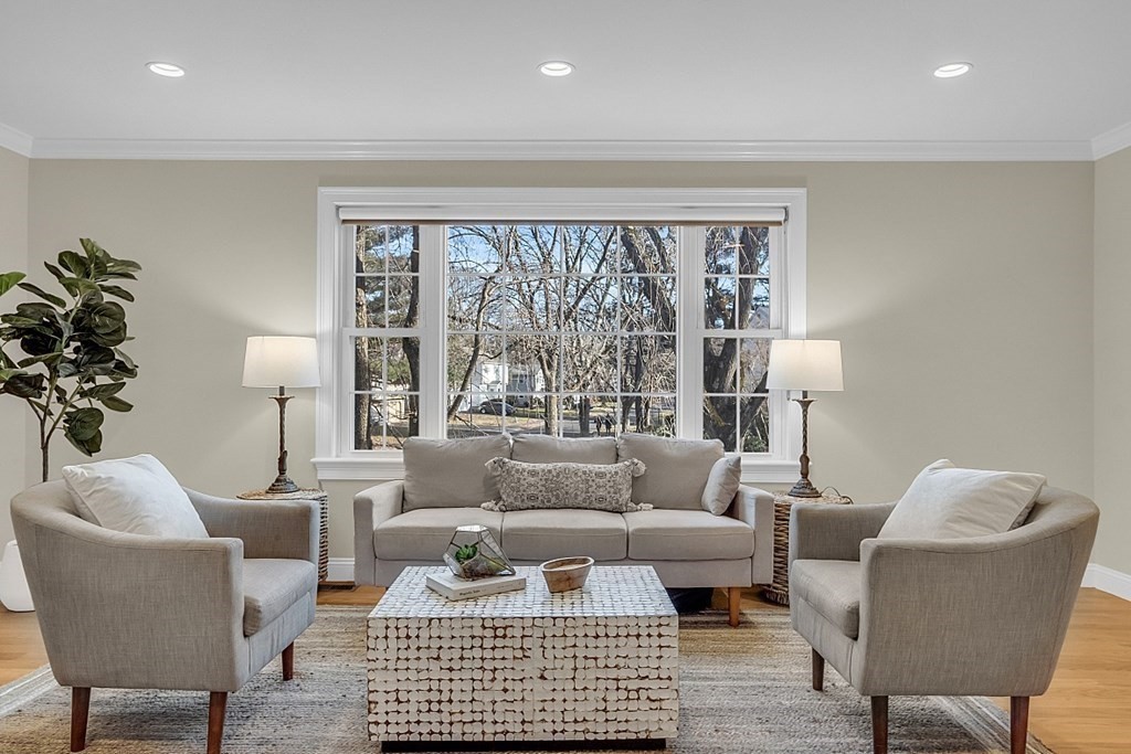 35 Pinewood Road Wellesley, MA 02482 - Photo 4 of 39 a living room with furniture and a large window