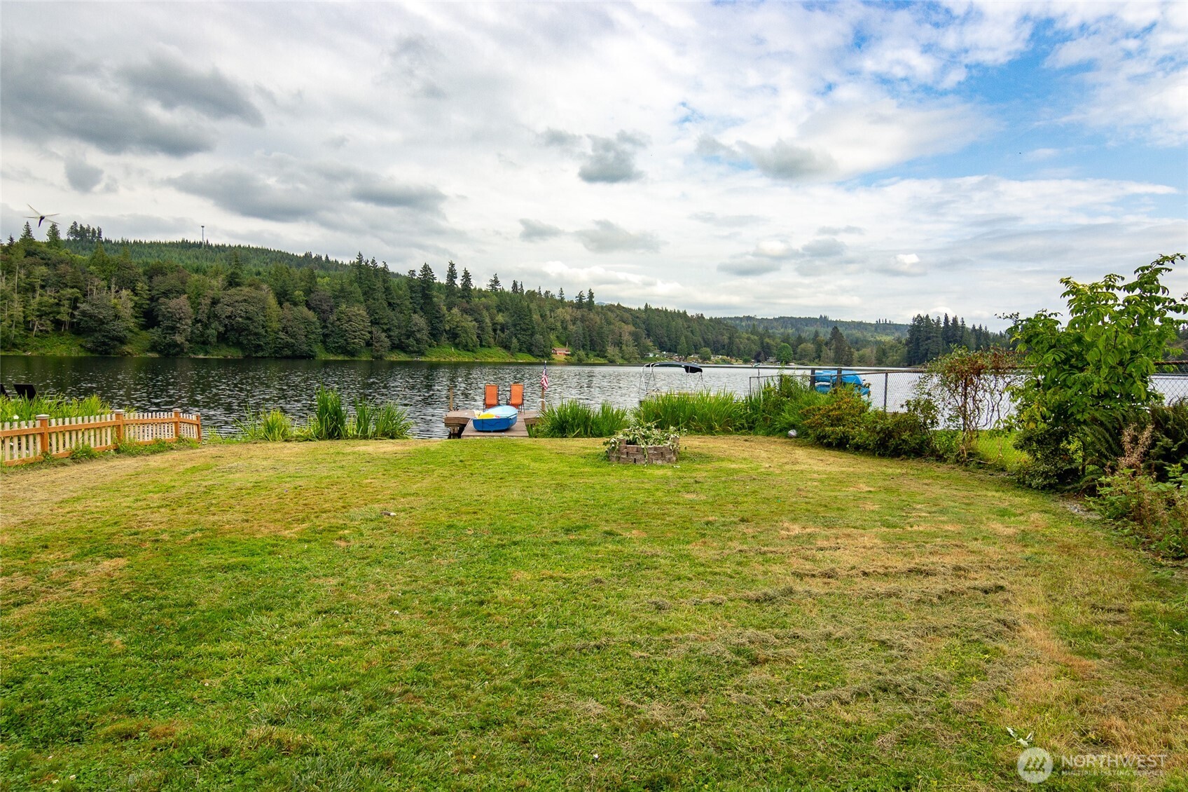 22731 Hull Road Mount Vernon, WA 98274 - Photo 17 of 26 a view of a water fountain and a big yard