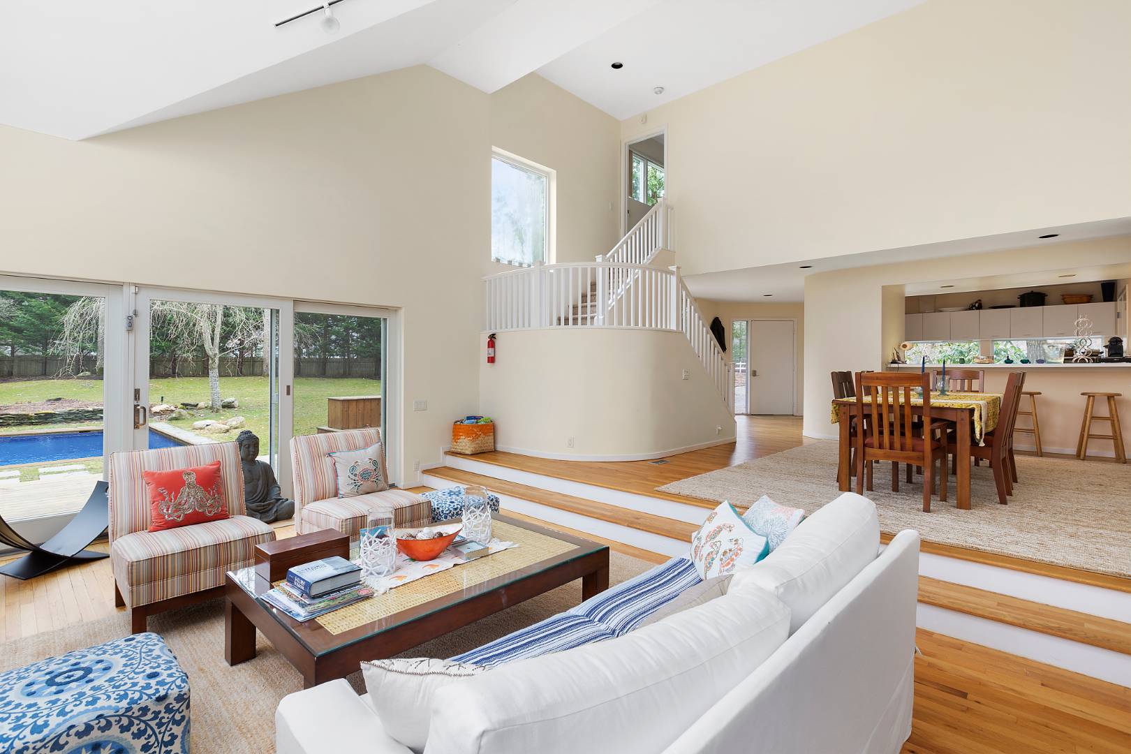 4 Fox Glove Road East Hampton, NY 11937 - Photo 7 of 15 a living room with furniture and a large window