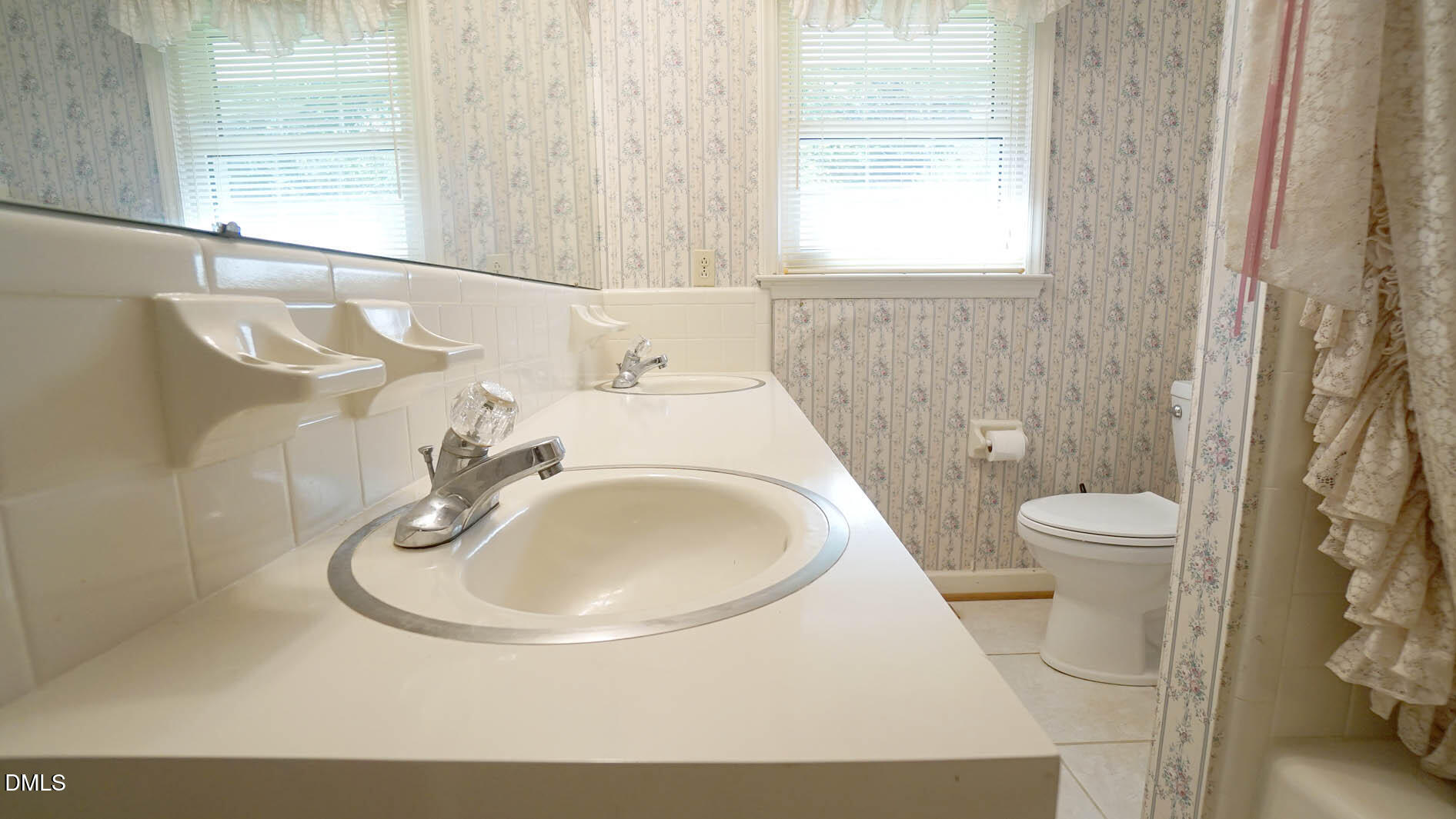 8509 Stagville Road Bahama, NC 27503 - Photo 64 of 95 a bathroom with a sink a toilet and a mirror