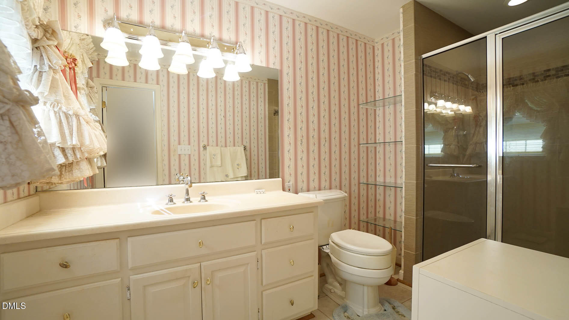 8509 Stagville Road Bahama, NC 27503 - Photo 69 of 95 a bathroom with a sink a toilet and shower
