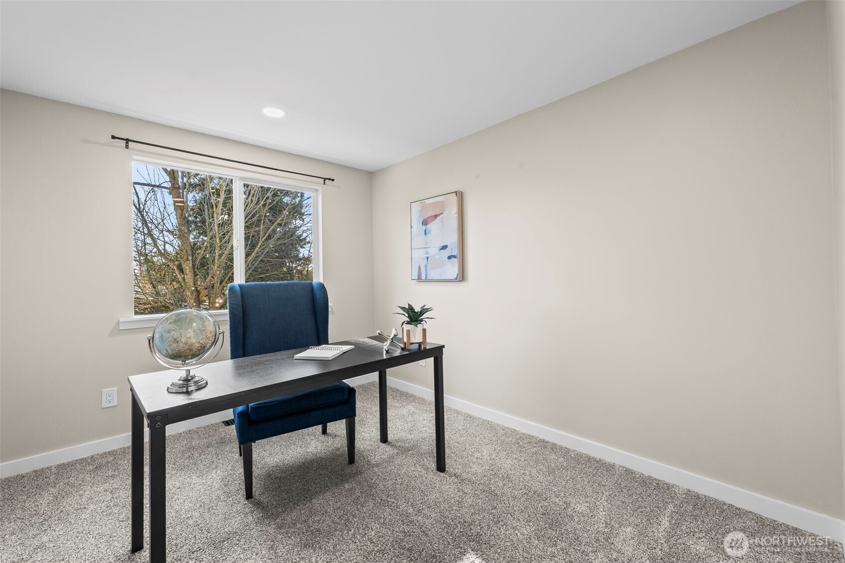 9844 Olson Road Northwest Silverdale, WA 98383 - Photo 22 of 38 a view of a workspace with furniture