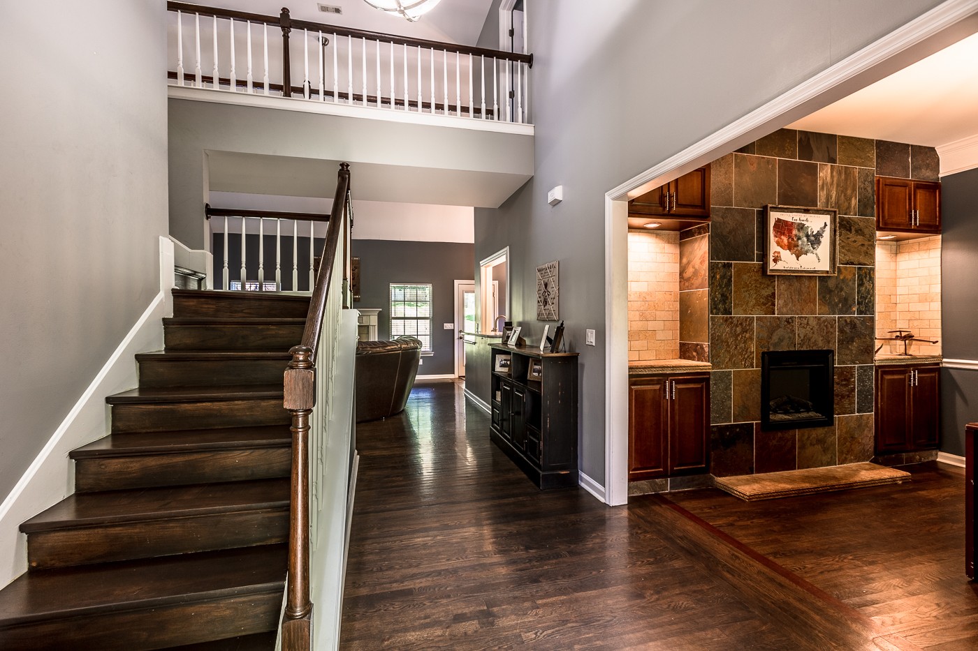 1838 O'Reilly Circle Spring Hill, TN 37174 - Photo 6 of 36 a view of entryway and hall with wooden floor