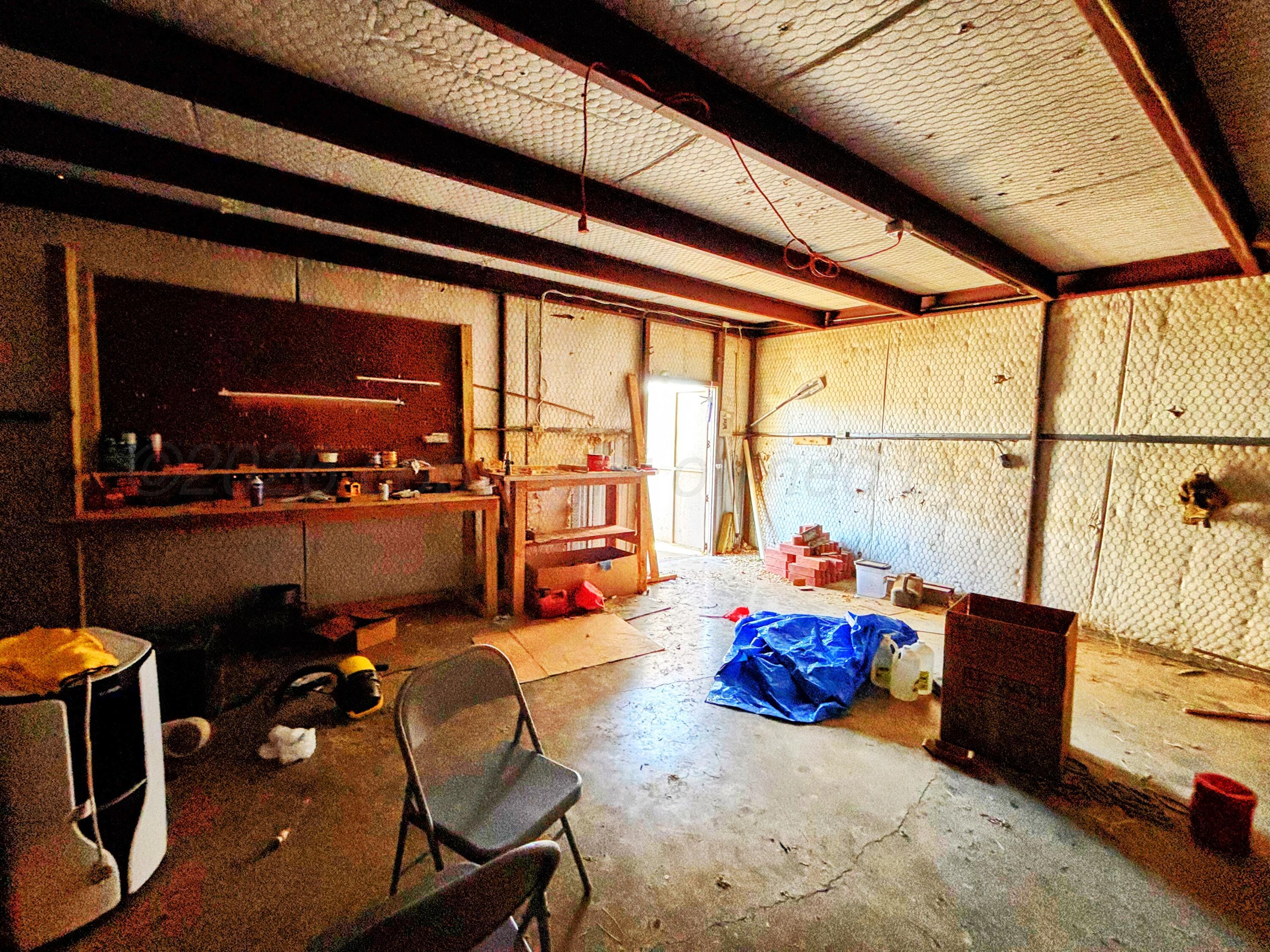 1622 South Colgate Street Perryton, TX 79070 - Photo 26 of 28 1622 S Colgate storage building interior