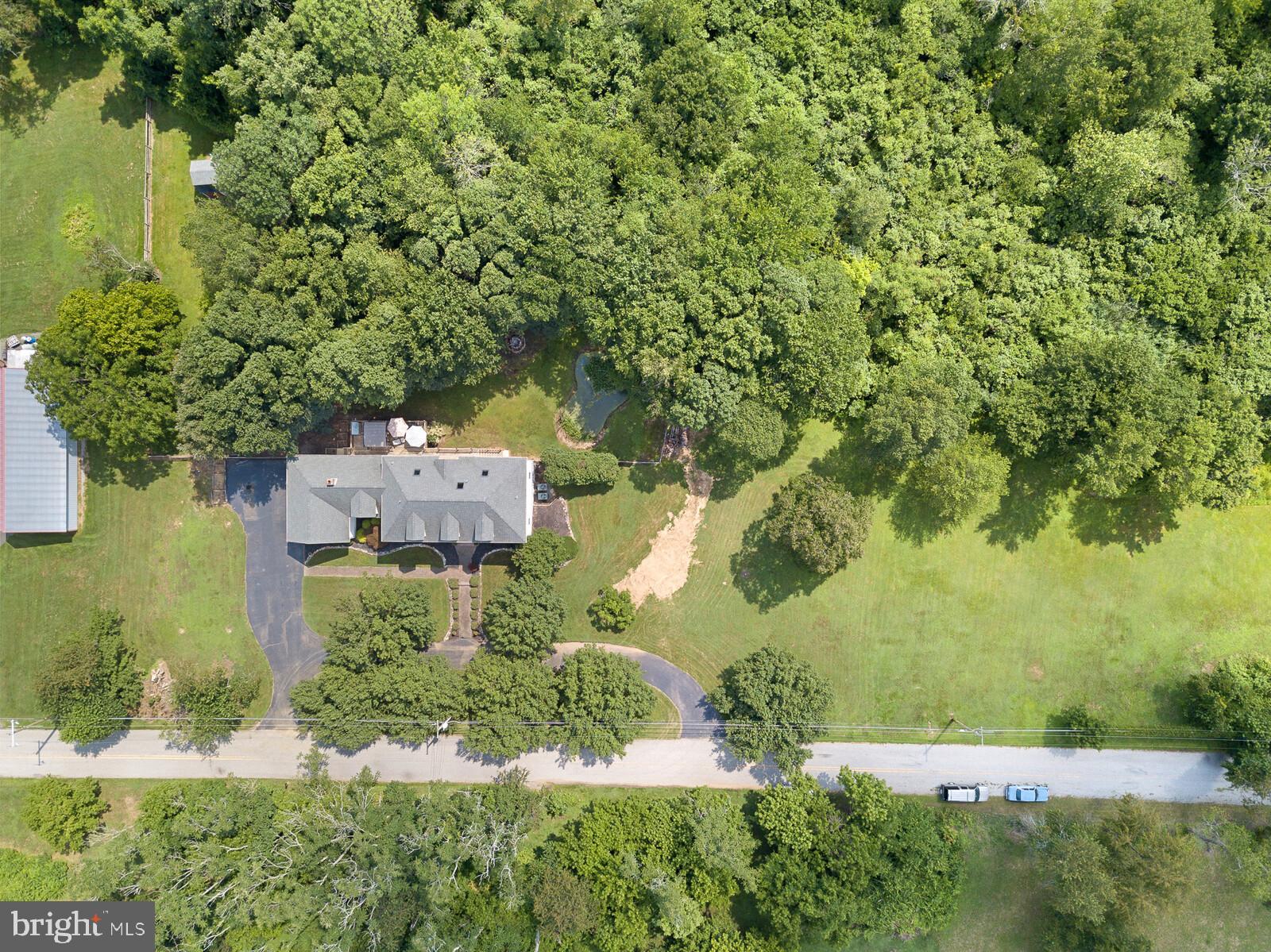45 Oliphant's Mill Road Swedesboro, NJ 08085 - Photo 2 of 44 Aerial view of the home and yard