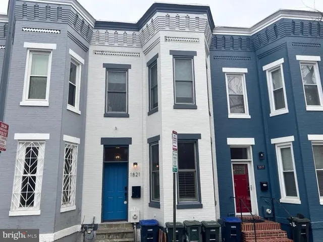 front view of a brick building