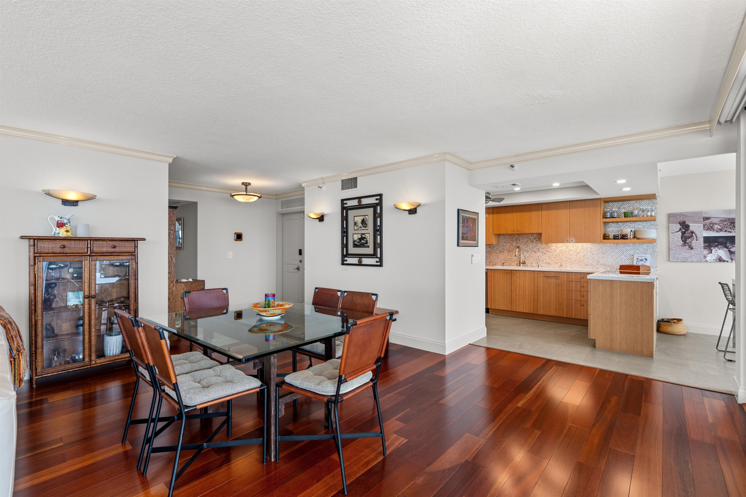 2600 South Ocean Boulevard, Unit PHF Boca Raton, FL 33432 - Photo 15 of 50 DINING TO KITCHEN