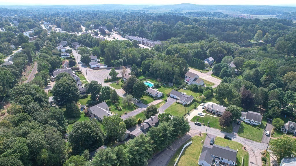 53 Frairy Street Medfield, MA 02052 - Photo 39 of 42 an aerial view of house with yard and mountain view in back