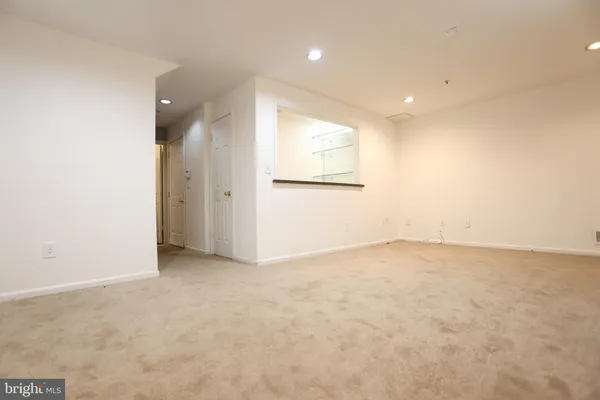 a view of an empty room