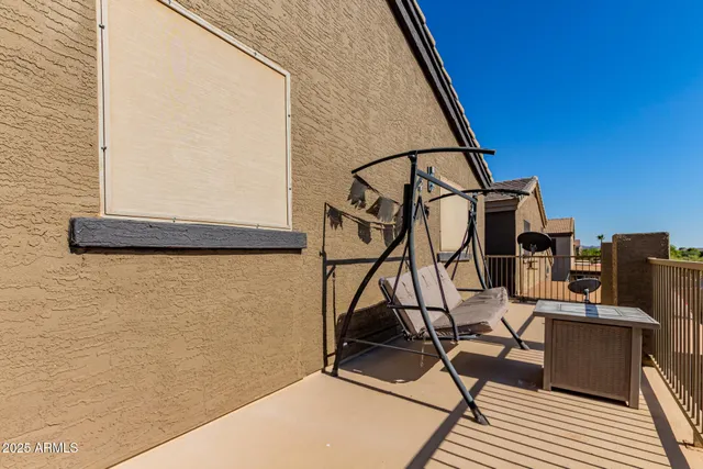 a view of balcony and deck
