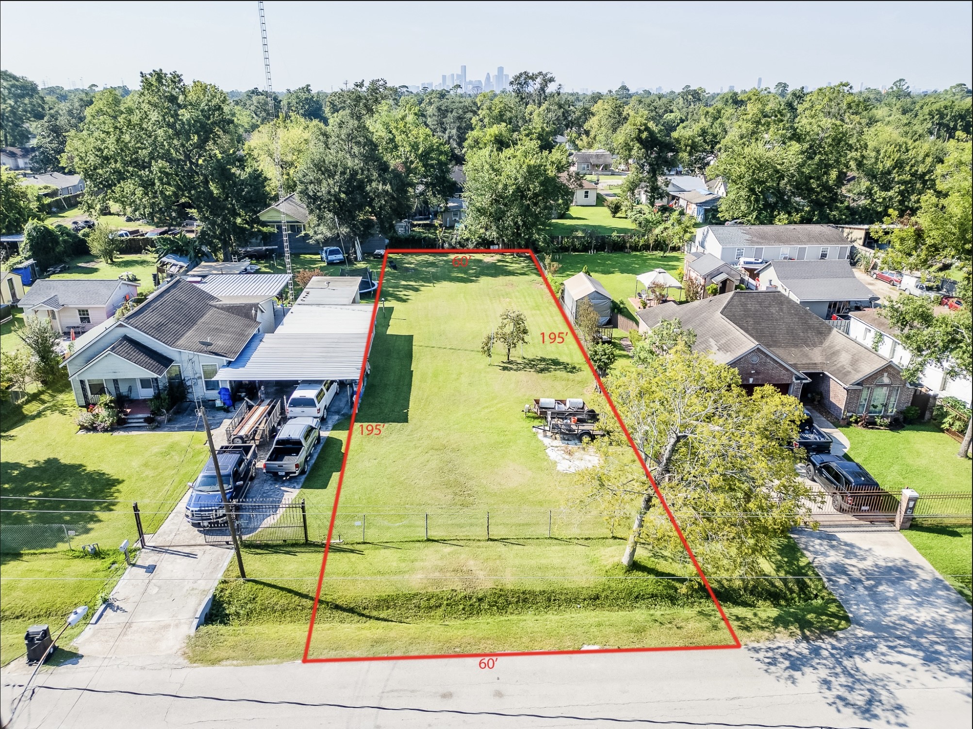 714 Apache Street Houston, TX 77022 - Photo 4 of 4 an aerial view of a house with a yard