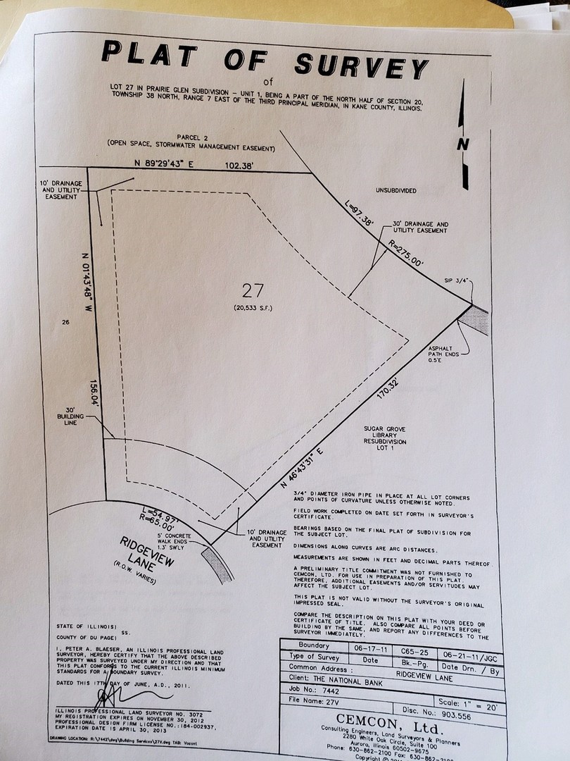 Lot 27 Ridgeview Lane Sugar Grove, IL 60554 - Photo 2 of 4