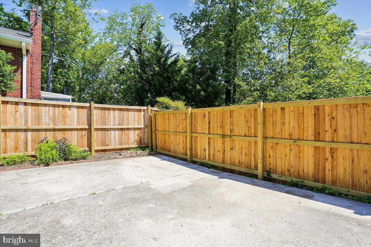 10701 Brunswick Avenue Silver Spring, MD 20902 - Photo 46 of 50 Rear Patio and Near Rear Fence