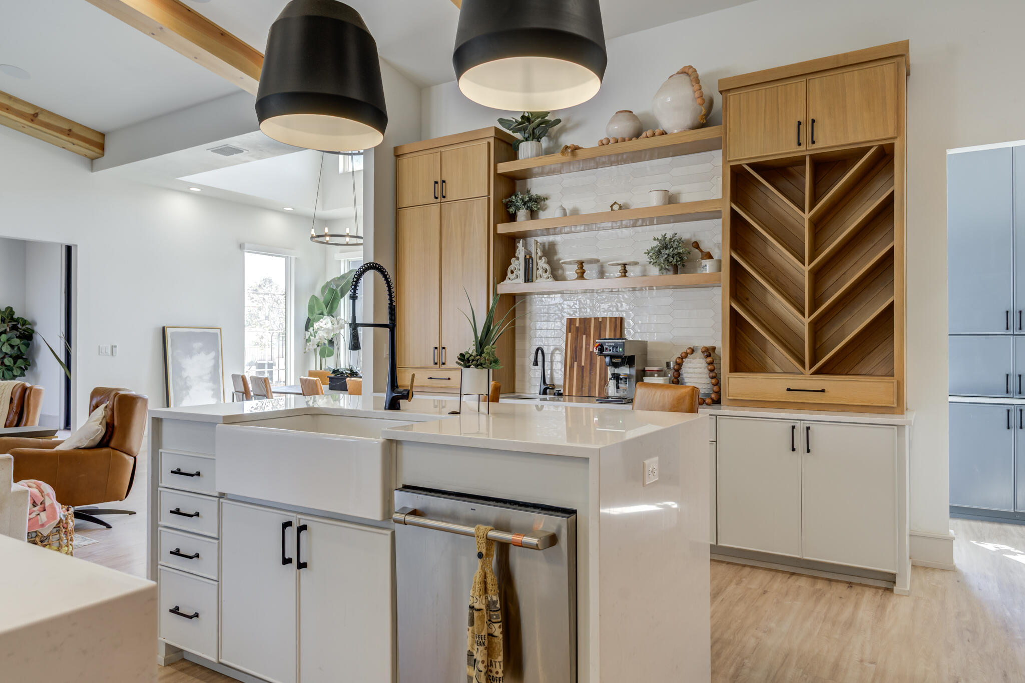 3940 148th Street Lubbock, TX 79423 - Photo 27 of 92 a kitchen with a sink stainless steel appliances and cabinets