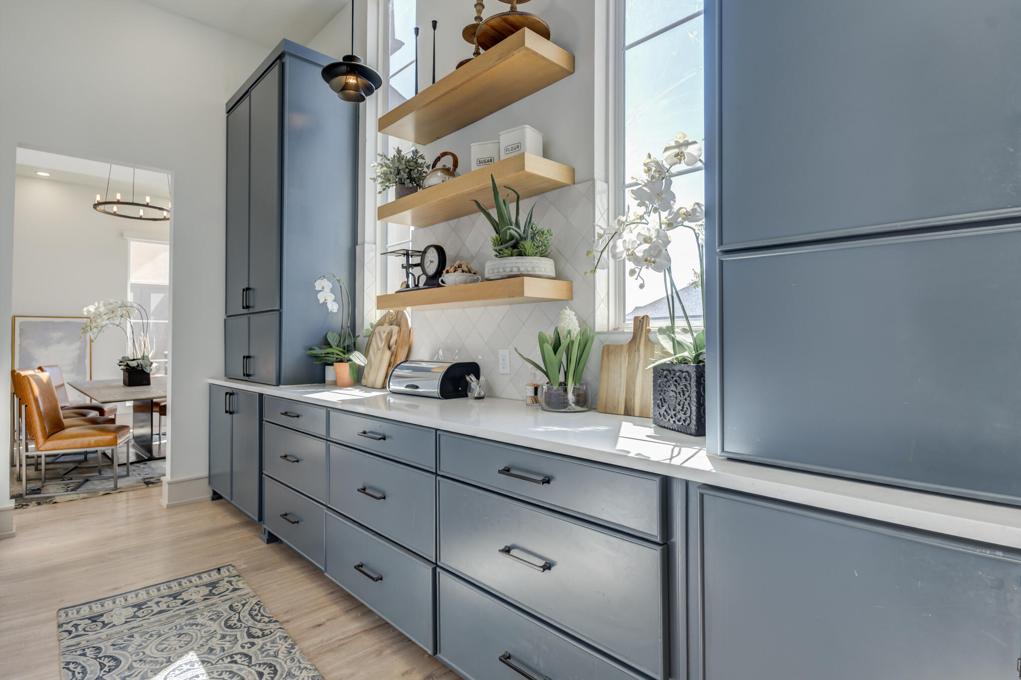 3940 148th Street Lubbock, TX 79423 - Photo 37 of 92 a spacious bathroom with a double vanity sink and mirror