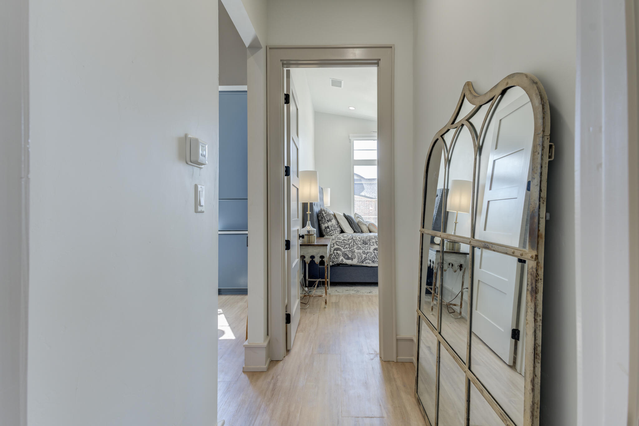 3940 148th Street Lubbock, TX 79423 - Photo 62 of 92 a view of a livingroom with wooden floor and a fireplace
