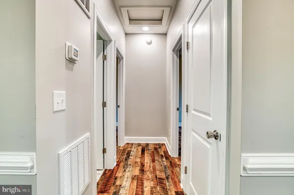 wooden floor in an empty room
