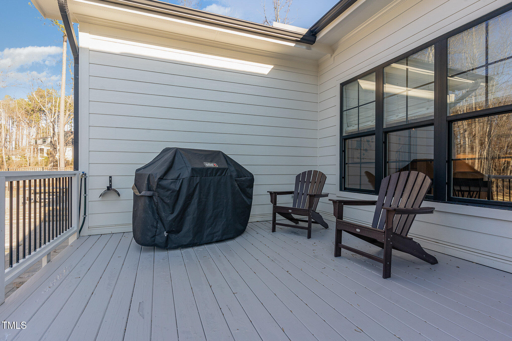403 Stonecrest Way Pittsboro, NC 27312 - Photo 38 of 65 a view of a two chairs and table in the balcony