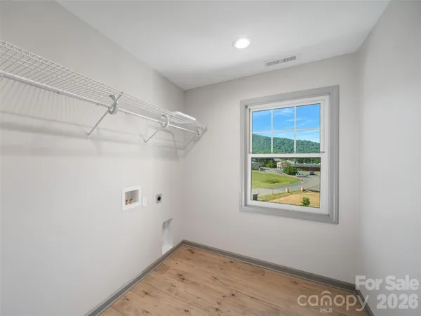 a view of small space with a window