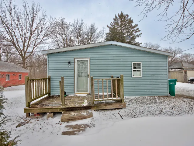 a front view of a house with porch