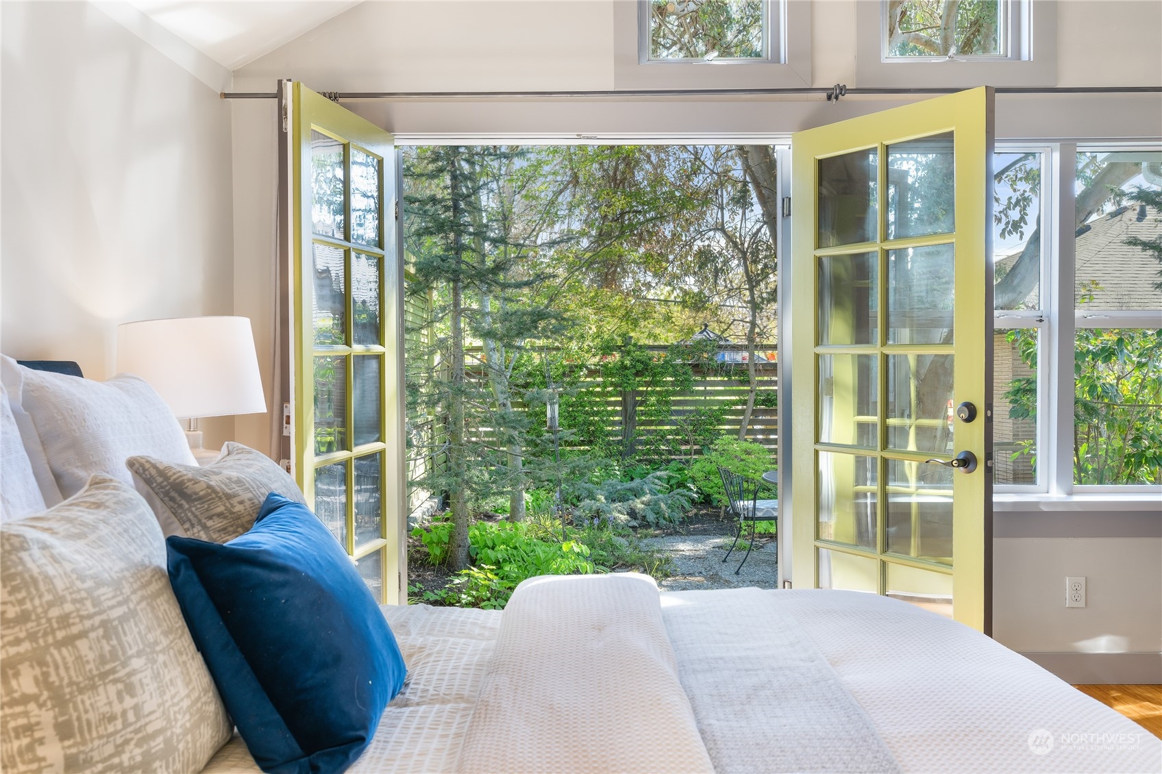 1408 Northwest 73rd Street Seattle, WA 98117 - Photo 21 of 40 a view of a porch with furniture and garden