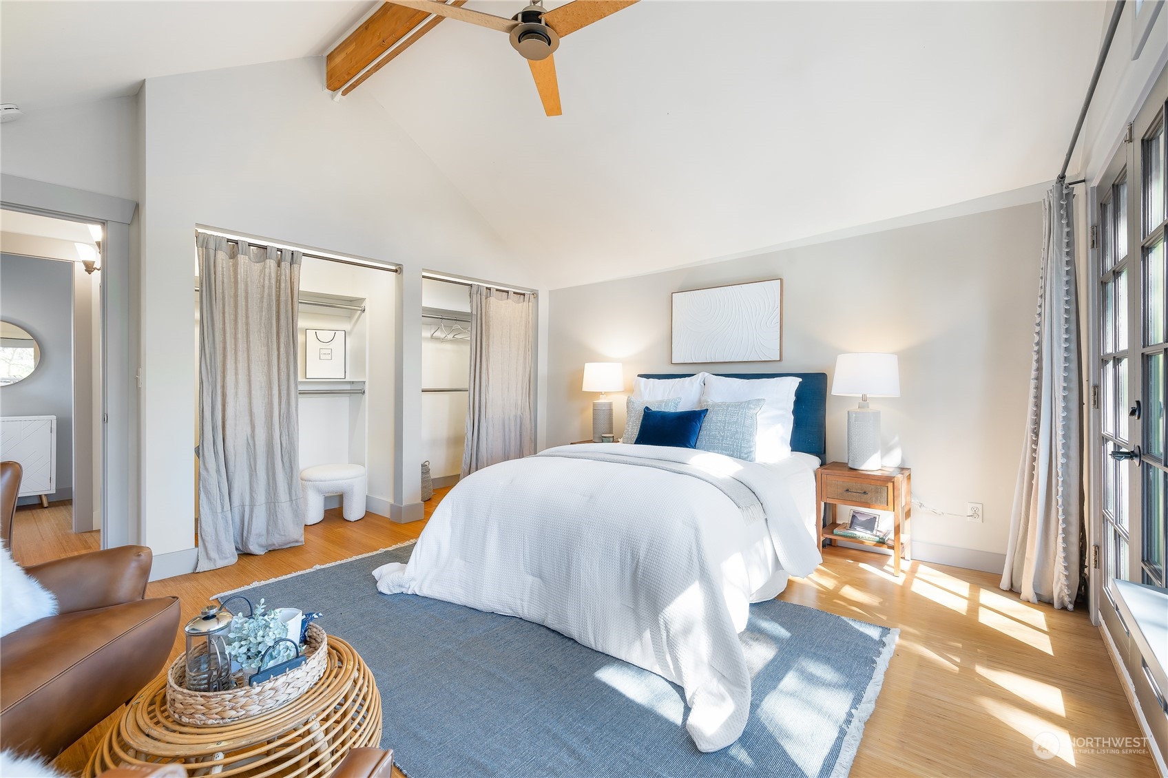 1408 Northwest 73rd Street Seattle, WA 98117 - Photo 22 of 40 a bedroom with a bed and a couch